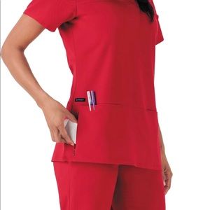 Jockey Red scrubs
